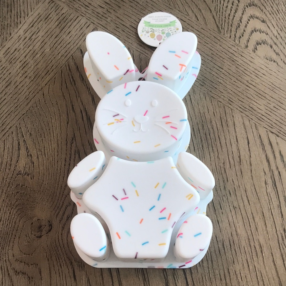 Silicone Sprinkled Easter Bunny Baking Mold